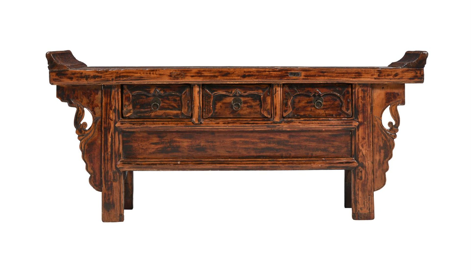A CHINESE ELM ALTAR TABLE - Image 2 of 2