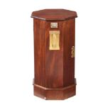 A VICTORIAN MAHOGANY DOMESTIC POST BOX