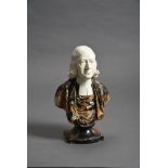 AN ENOCH WOOD OF BURSLEM PEARLWARE BUST OF THE REV.D JOHN WESLEY