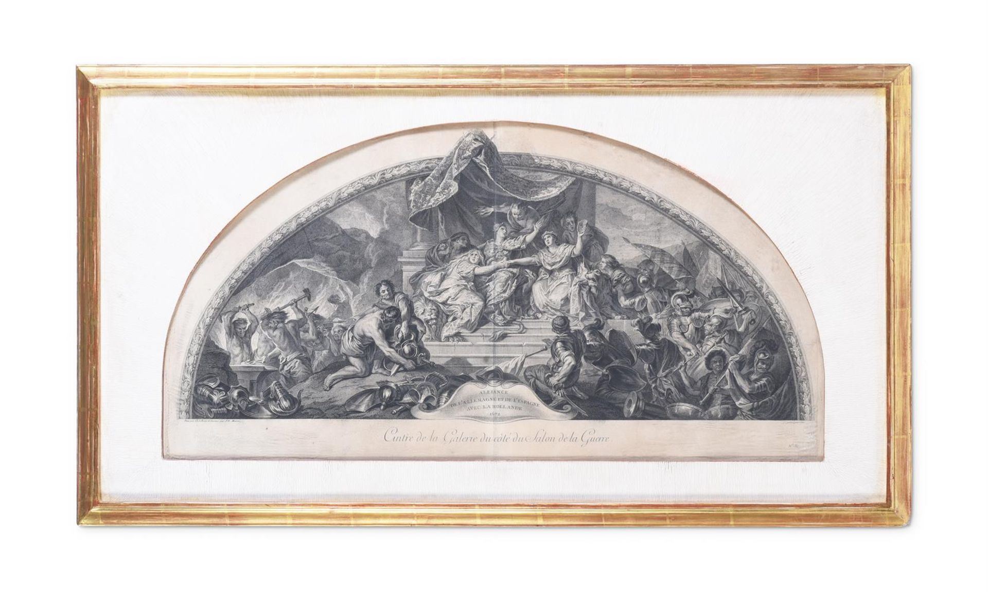 JEAN-BAPTISTE MASSÉ AFTER CHARLES LE BRUN, ALLEGORIES OF THE NEIGHBOURING COUNTRIES OF FRANCE