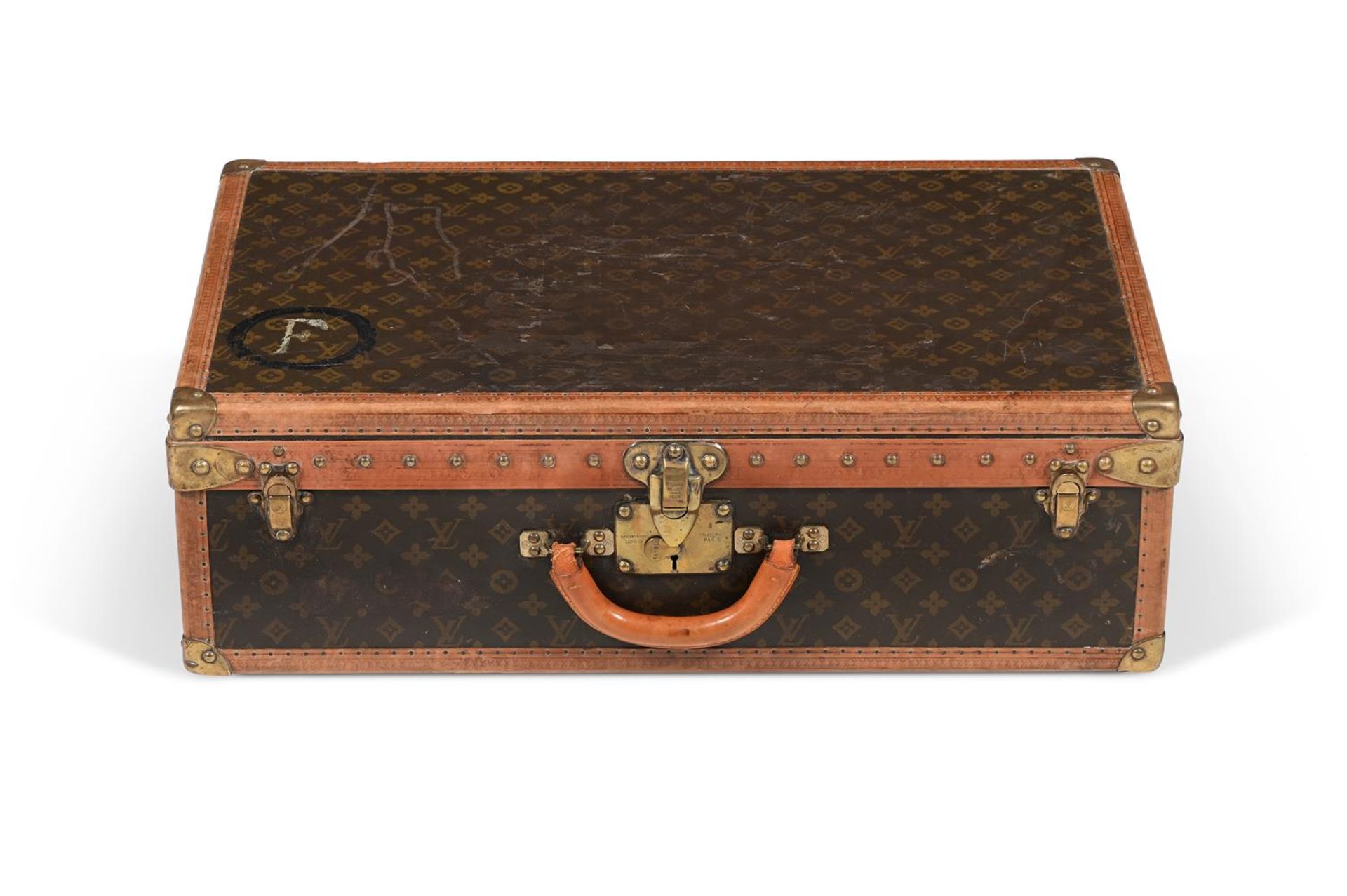 LOUIS VUITTON, A MONOGRAMMED COATED CANVAS HARD SUITCASE