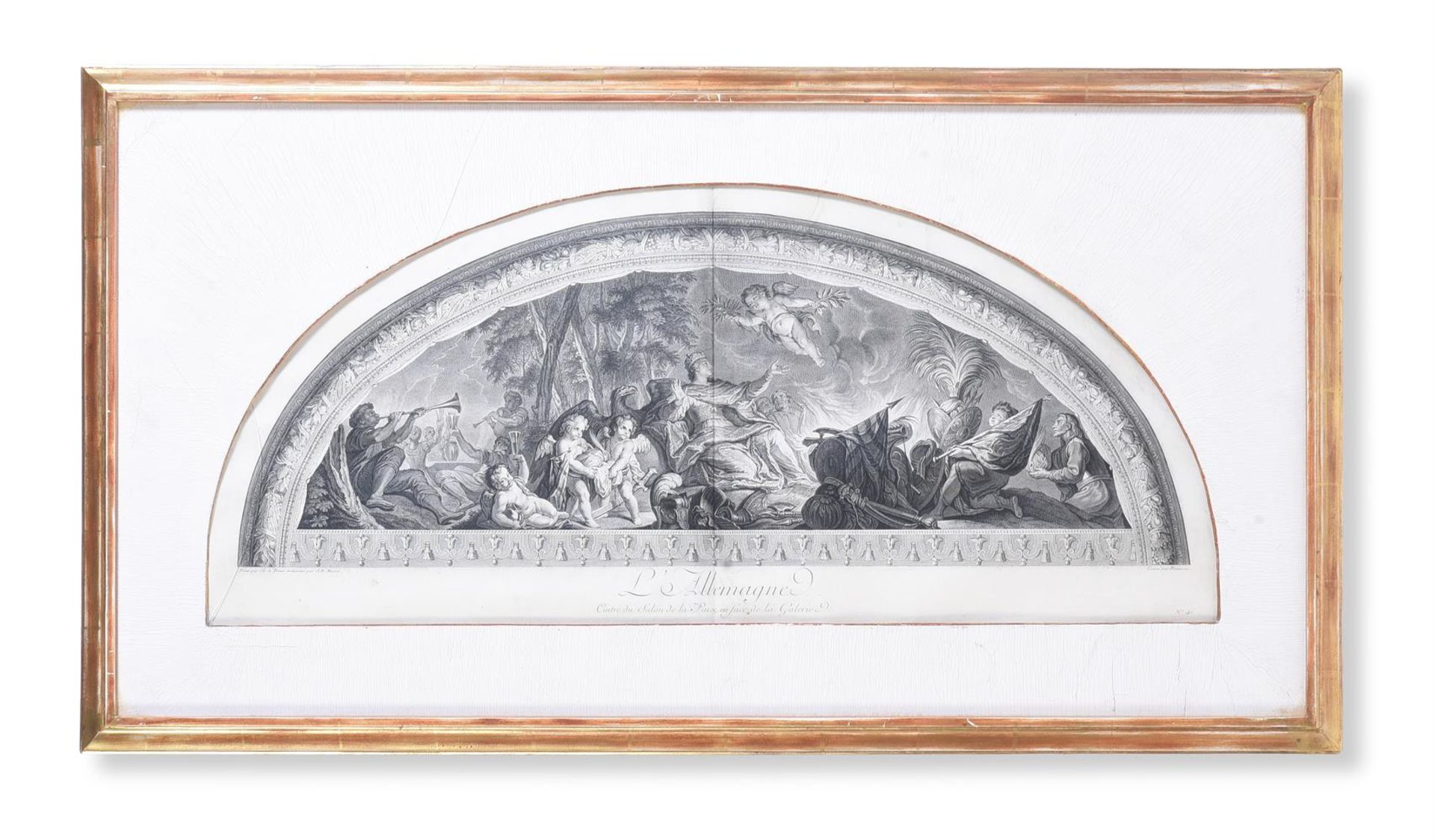 JEAN-BAPTISTE MASSÉ AFTER CHARLES LE BRUN, ALLEGORIES OF THE NEIGHBOURING COUNTRIES OF FRANCE - Image 4 of 16