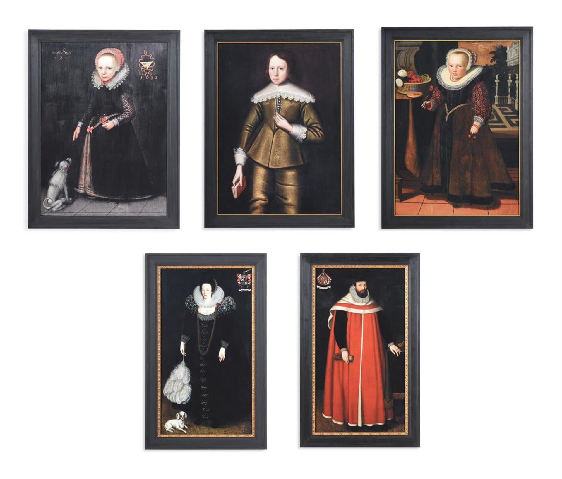 A COLLECTION OF EIGHT FRAMED PHOTOGRAPHIC REPRODUCTIONS, AFTER 16TH AND 17TH CENTURY PORTRAITS