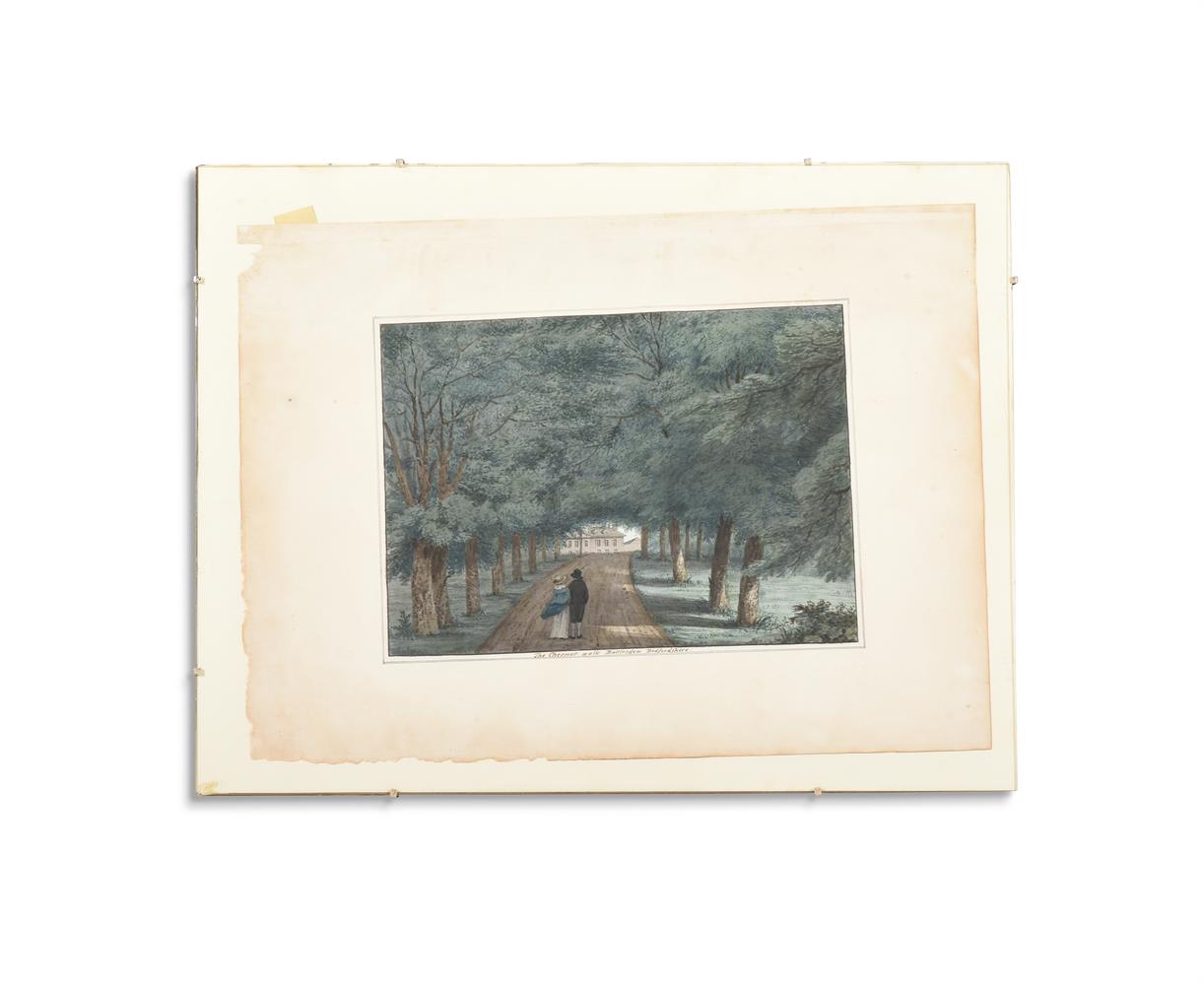 ENGLISH SCHOOL (19TH CENTURY) ELEVEN STUDIES OF TREES AND THE GROUNDS OF BATTLESDEN - Image 6 of 12