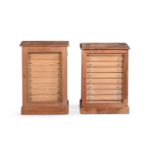 Y TWO PINE COLLECTORS CABINETS 20TH CENTURY