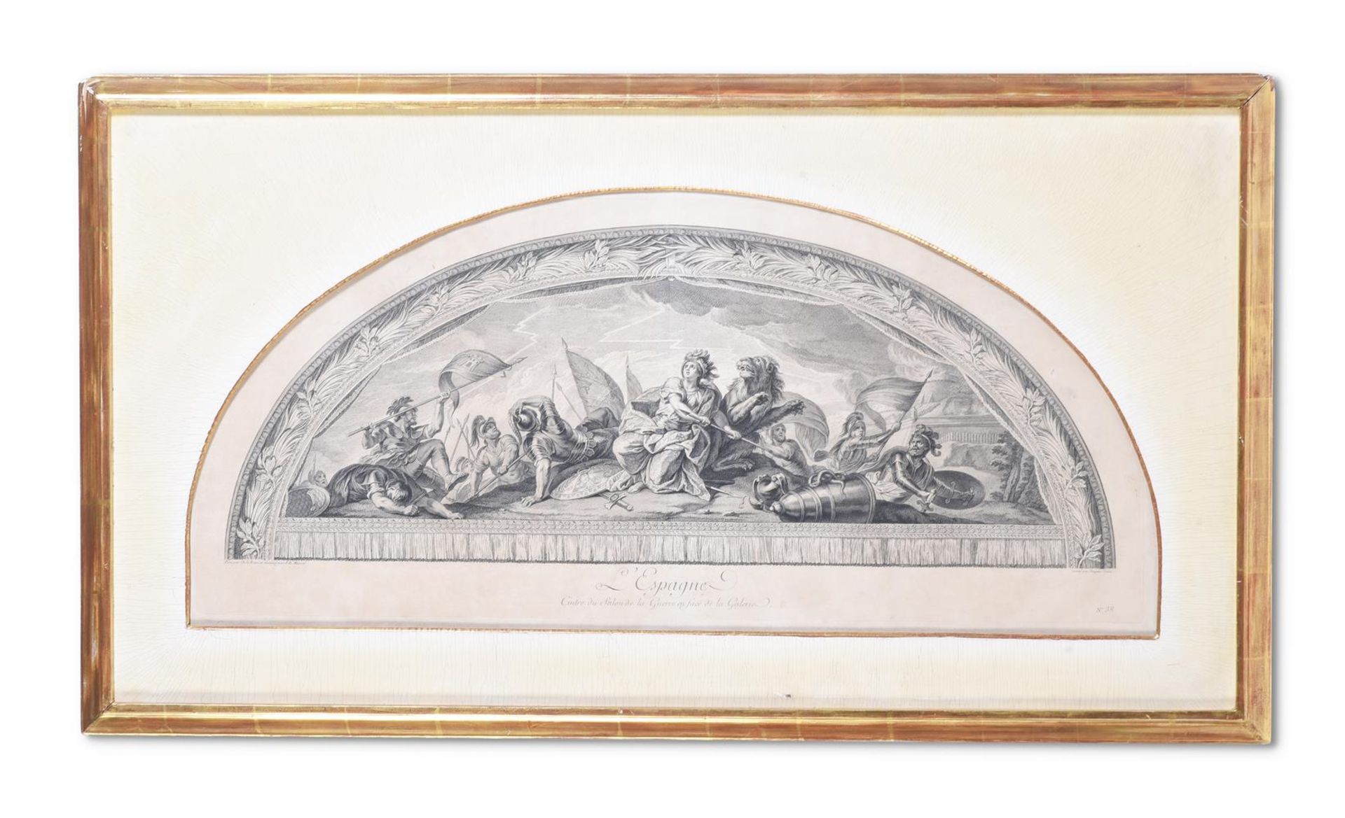 JEAN-BAPTISTE MASSÉ AFTER CHARLES LE BRUN, ALLEGORIES OF THE NEIGHBOURING COUNTRIES OF FRANCE - Image 15 of 16