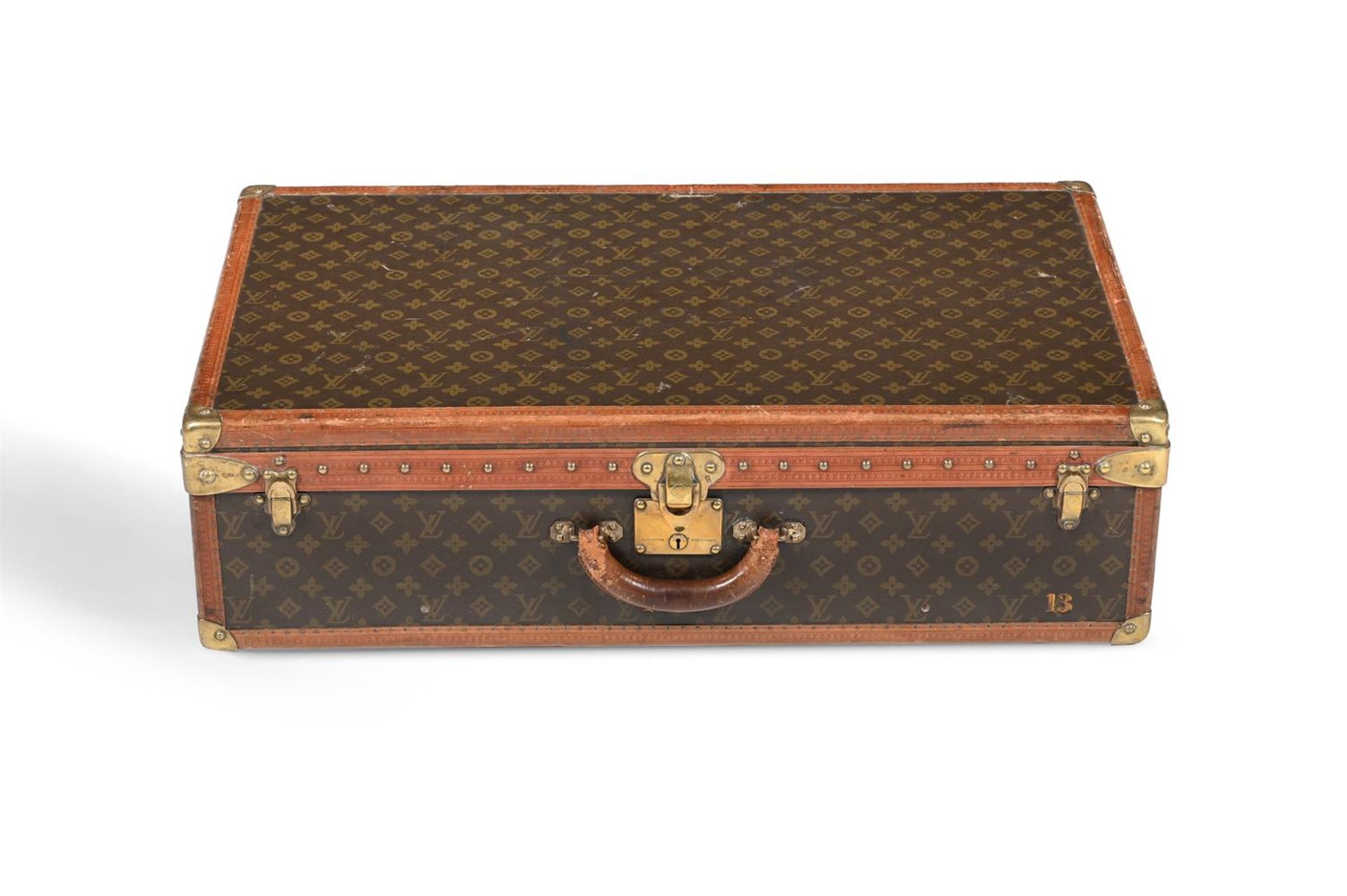 LOUIS VUITTON, A MONOGRAMMED COATED CANVAS HARD SUITCASE