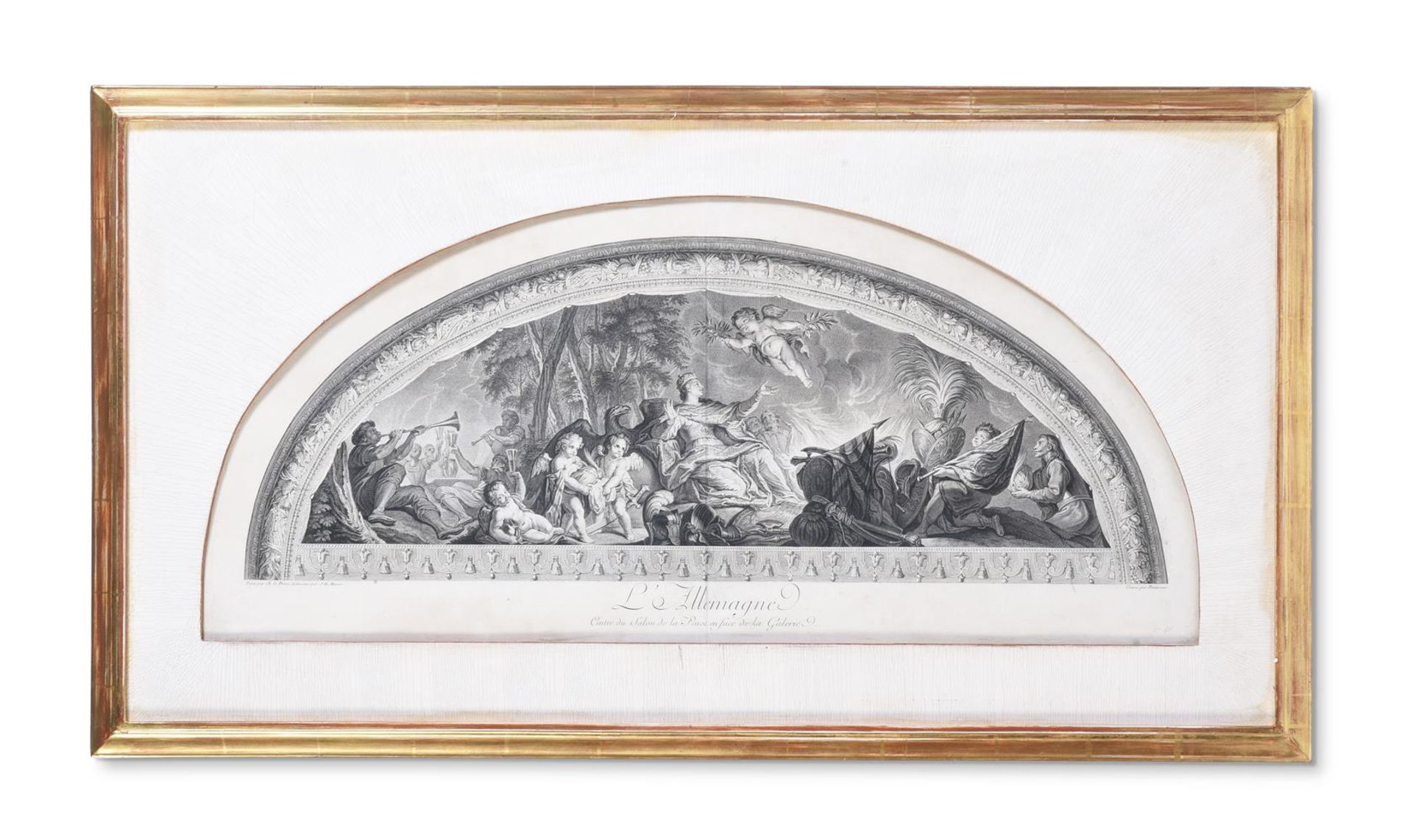 JEAN-BAPTISTE MASSÉ AFTER CHARLES LE BRUN, ALLEGORIES OF THE NEIGHBOURING COUNTRIES OF FRANCE - Image 12 of 16