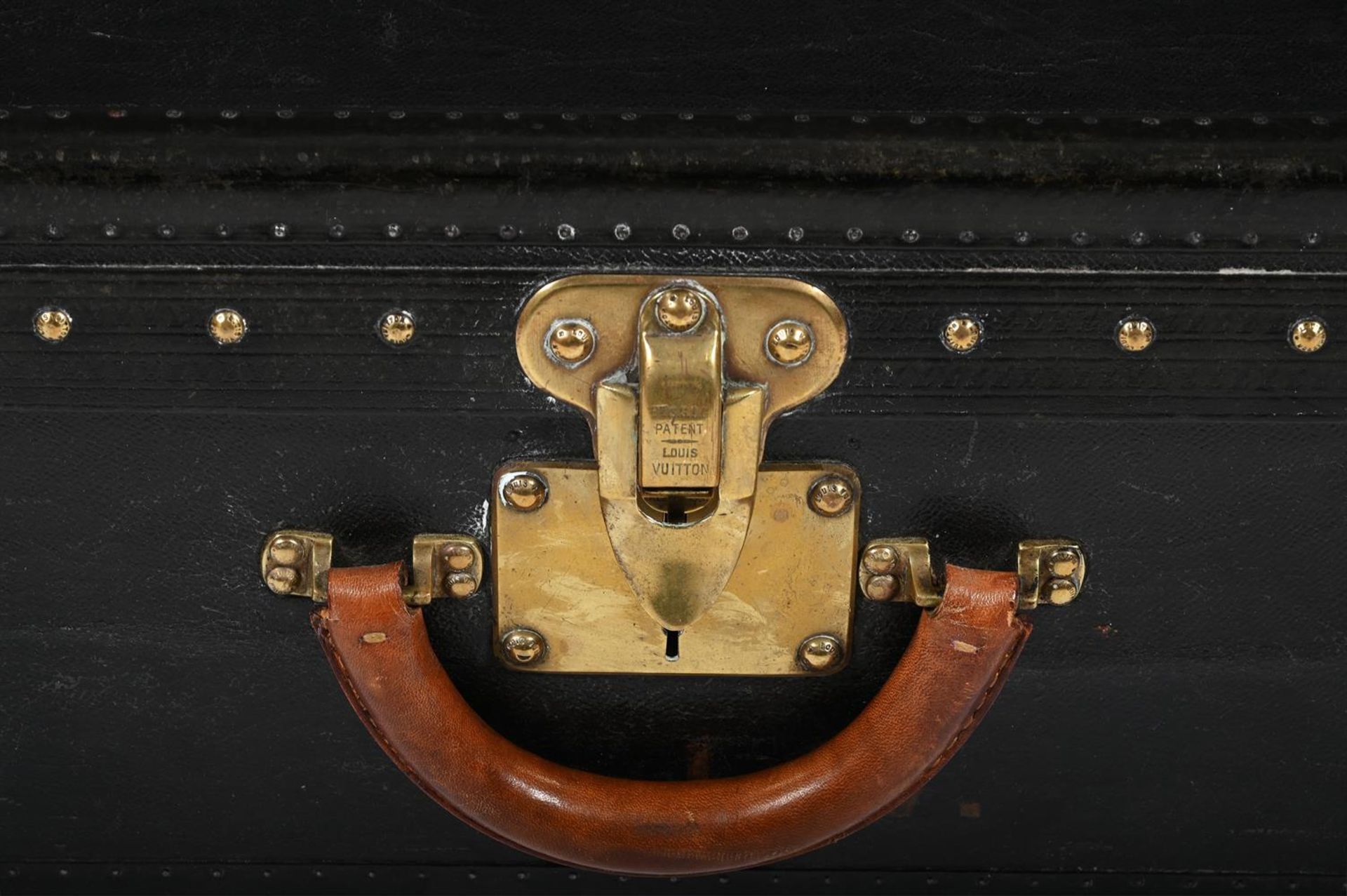 LOUIS VUITTON, A BLACK LEATHER HARD SUITCASE, LOUIS VUITTON - Image 3 of 3