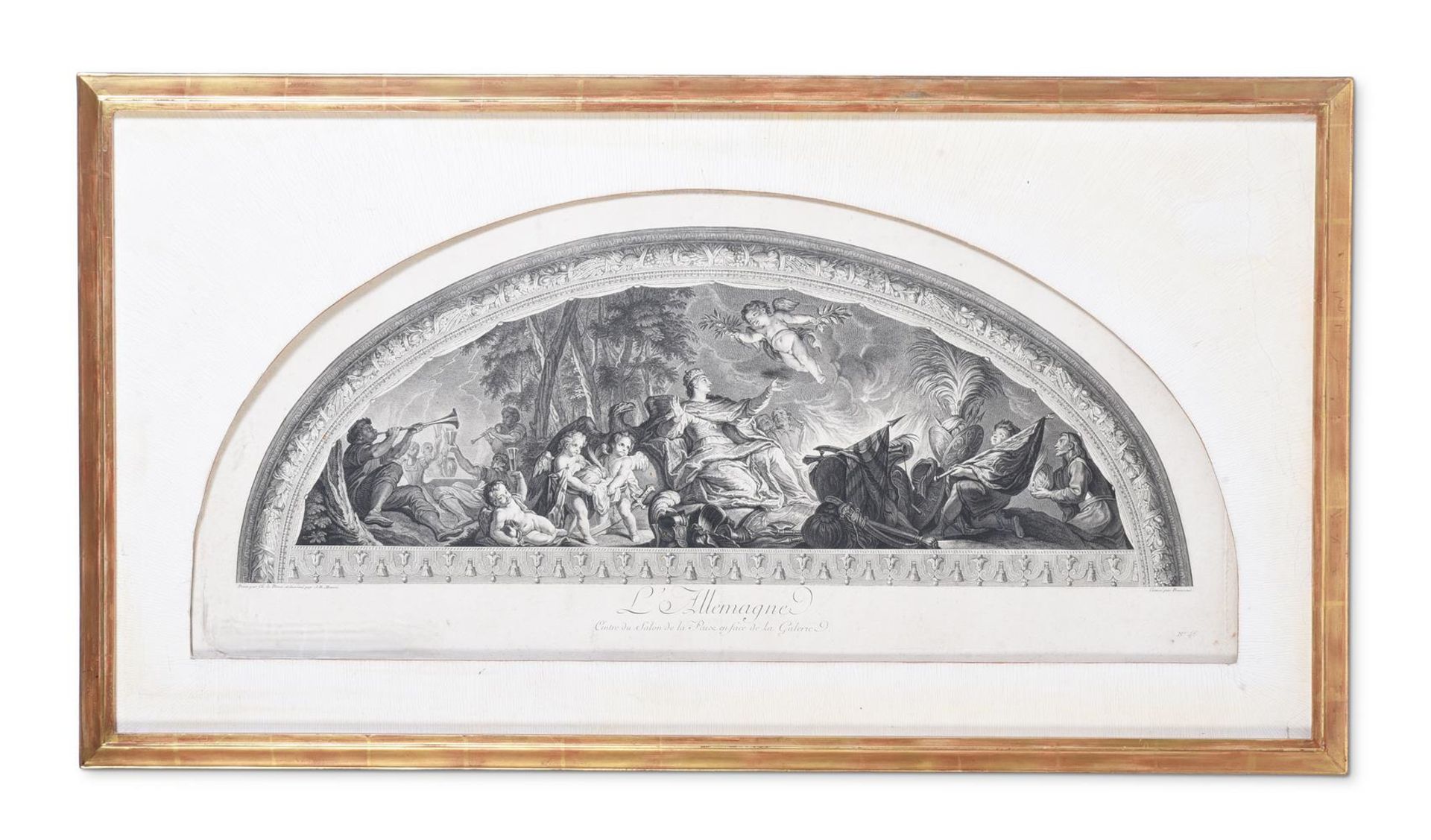 JEAN-BAPTISTE MASSÉ AFTER CHARLES LE BRUN, ALLEGORIES OF THE NEIGHBOURING COUNTRIES OF FRANCE - Image 13 of 16