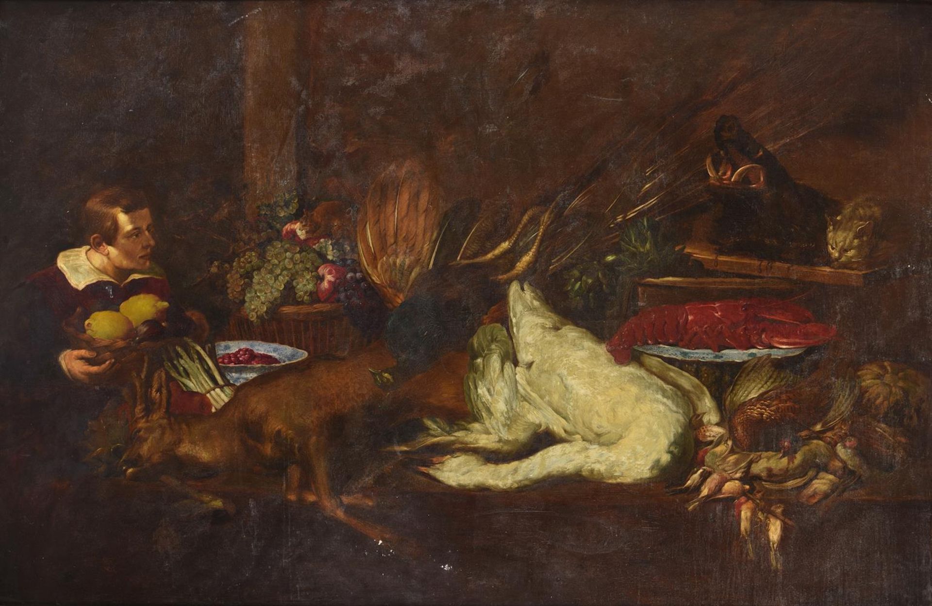 FOLLOWER OF FRANS SNYDERS, STILL LIFE WITH GAME - Image 2 of 4