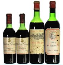 1960/1966 Mixed Case of Mature Bordeaux from Saint-Estephe and Margaux (Mixed Formats)