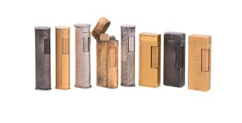A COLLECTION OF EIGHT DUNHILL LIGHTERS