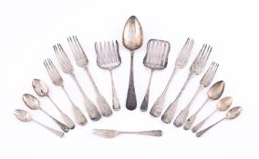 A COLLECTION OF SILVER FLATWARE