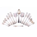 A COLLECTION OF SILVER FLATWARE