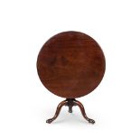 AN EARLY GEORGE III MAHOGANY 'BIRD CAGE' TRIPOD TABLE, CIRCA 1760