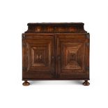 Y A FLEMISH ROSEWOOD AND EXOTIC TIMBER TABLE CABINET, PROBABLY ANTWERP, FIRST HALF 18TH CENTURY