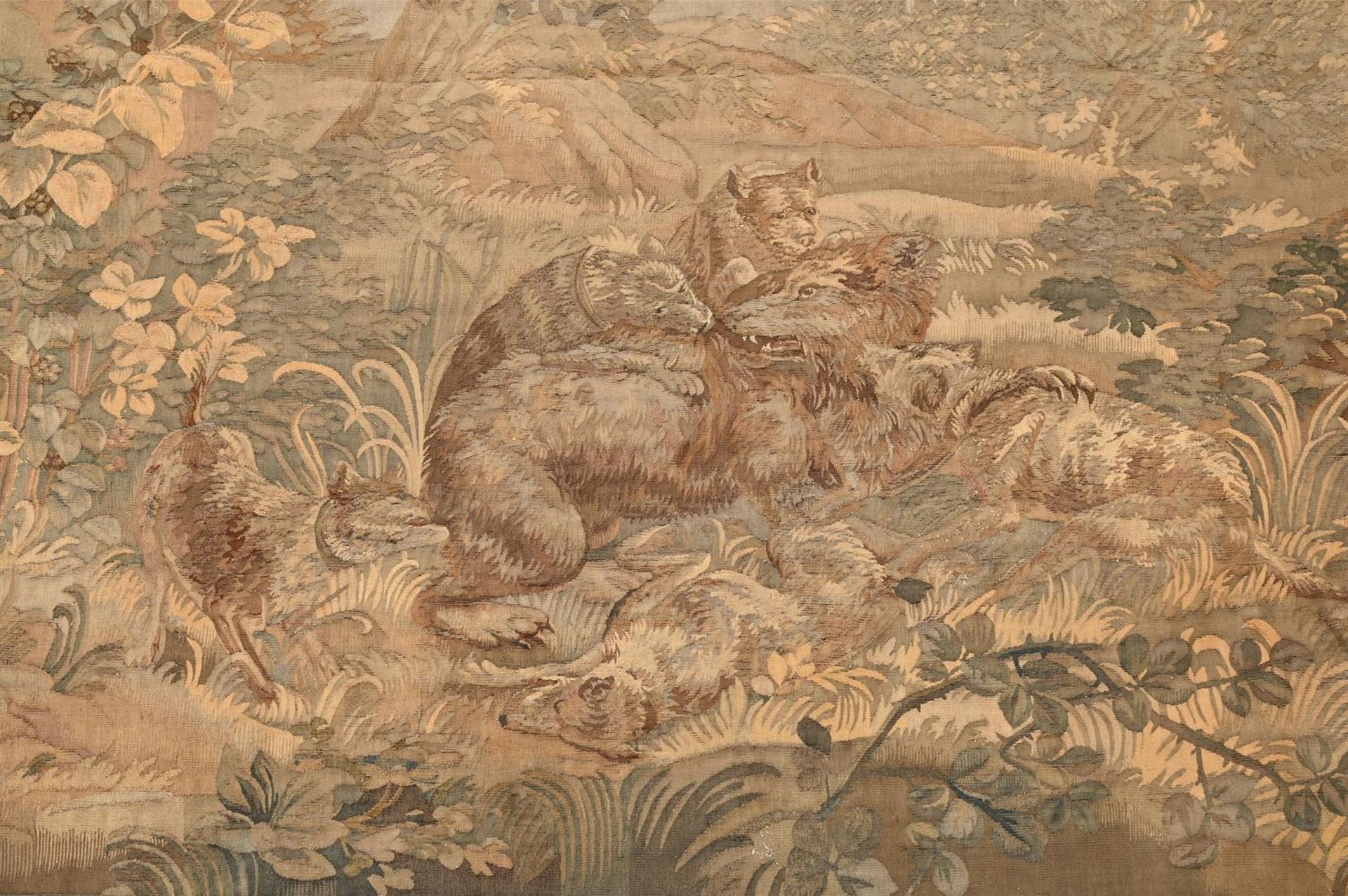 A CONTINENTAL VERDURE TAPESTRY, PROBABLY 17TH CENTURY - Image 2 of 3