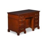 A GEORGE III MAHOGANY ARCHITECT'S DESK, ATTRIBUTED TO GILLOWS, CIRCA 1790