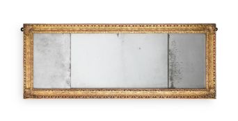 A GEORGE III GILTWOOD AND GESSO OVERMATLE MIRROR, SECOND HALF 18TH CENTURY