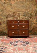 A FINE WILLIAM AND MARY BURR YEW CHEST OF DRAWERS, CIRCA 1690