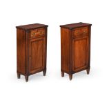 A PAIR OF GEORGE III MAHOGANY SIDE CABINETS, CIRCA 1800