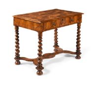 AN OLIVEWOOD OYSTER-VENEERED SIDE TABLE, CIRCA 1690 AND LATER