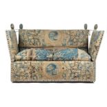 A TAPESTRY UPHOLSTERED KNOLE SOFA, 20TH CENTURY