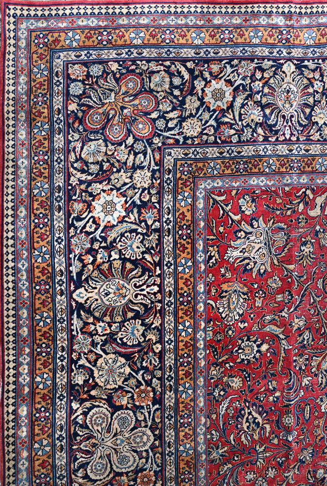 A KASHAN CARPET, CIRCA 1890, approximately 516 x 319cm - Image 3 of 3