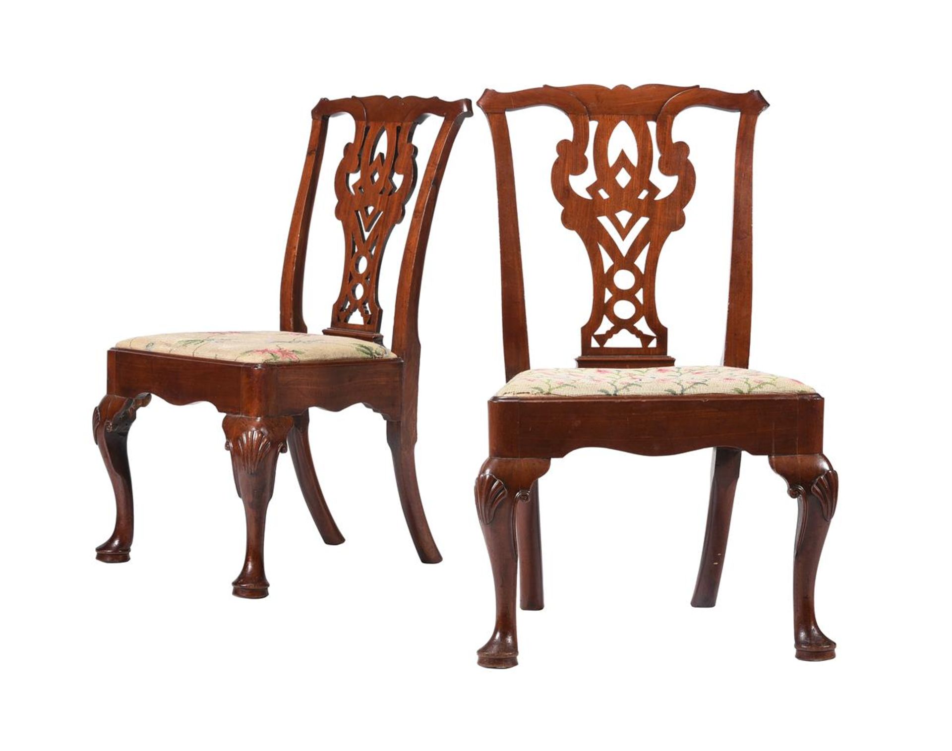 A SET OF SIX GEORGE III MAHOGANY DINING CHAIRS, CIRCA 1765 - Image 2 of 2