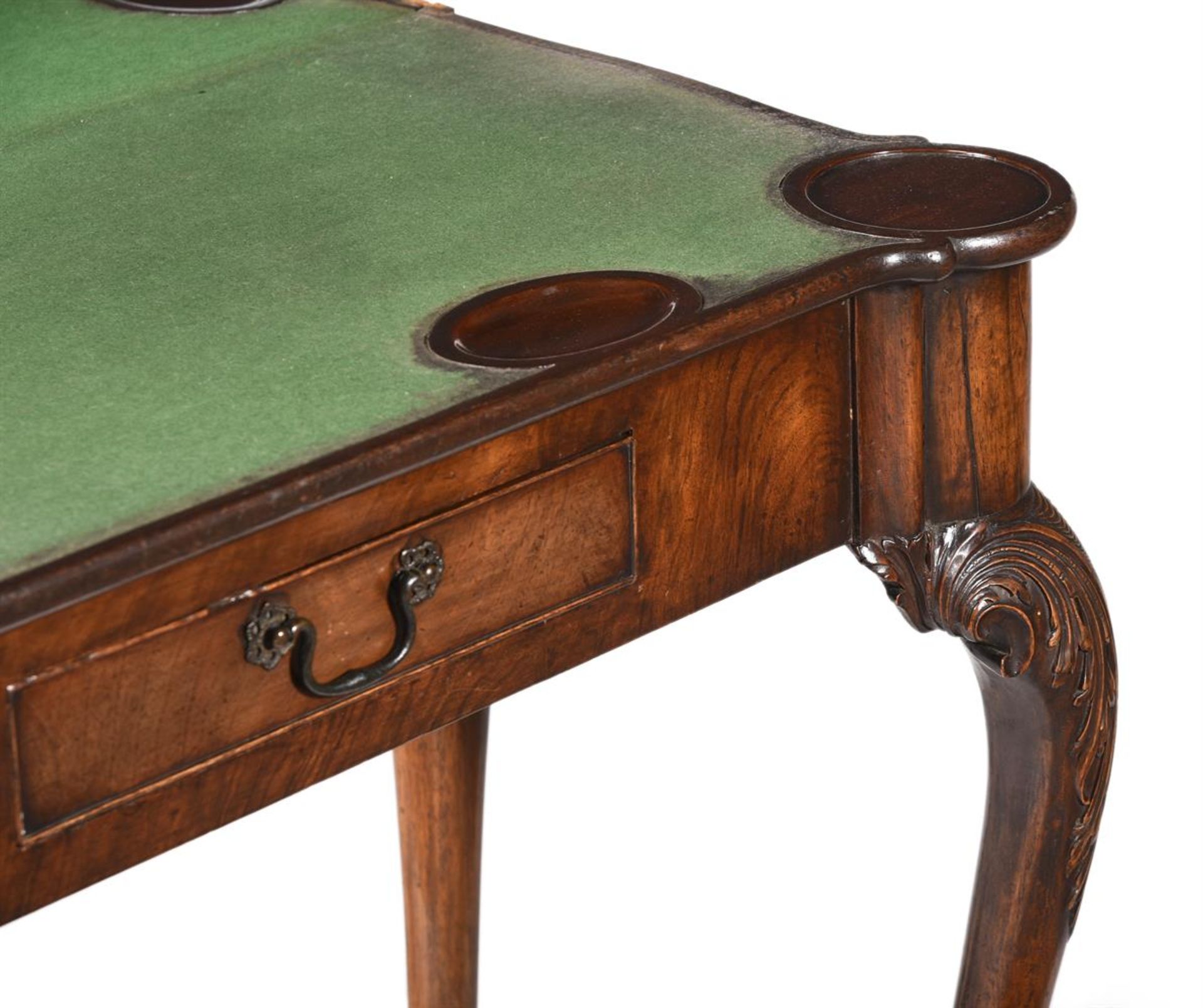 A GEORGE III MAHOGANY CARD TABLE, POSSIBLY IRISH,CIRCA 1770 - Image 6 of 6