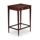 Y A REGENCY MAHOGANY AND EBONY STRUNG SIDE TABLE, CIRCA 1815