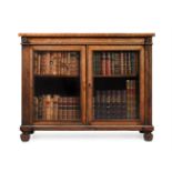 Y A REGENCY ROSEWOOD BOOKCASE OR SIDE CABINET, ATTRIBUTED TO GILLOWS, CIRCA 1815