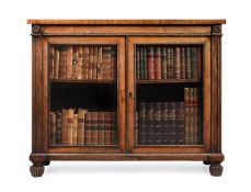 Y A REGENCY ROSEWOOD BOOKCASE OR SIDE CABINET, ATTRIBUTED TO GILLOWS, CIRCA 1815