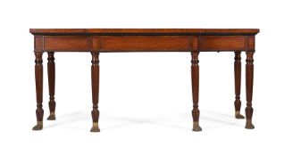 Y A REGENCY PARTRIDGE WOOD AND ROSEWOOD SERVING TABLE, CIRCA 1820