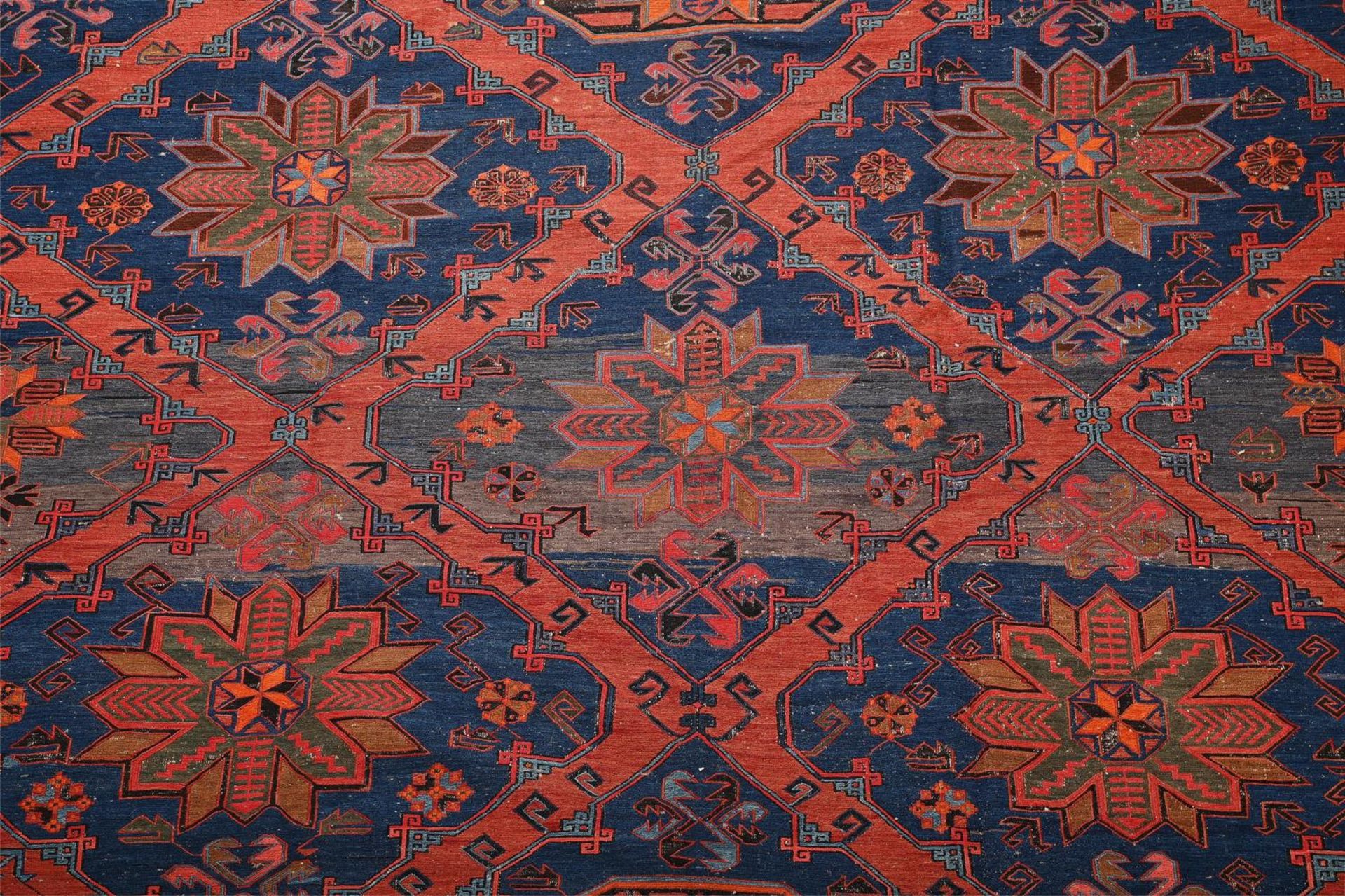 A SOUMAC CARPET, approximately 365 x 240cm - Image 2 of 3