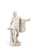 C. FONTANA, AN ITALIAN MARBLE FIGURE OF THE APOLLO BELVEDERE AFTER THE ANTIQUE