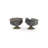 A PAIR OF LEAD PLANTERS, 18TH OR 19TH CENTURY