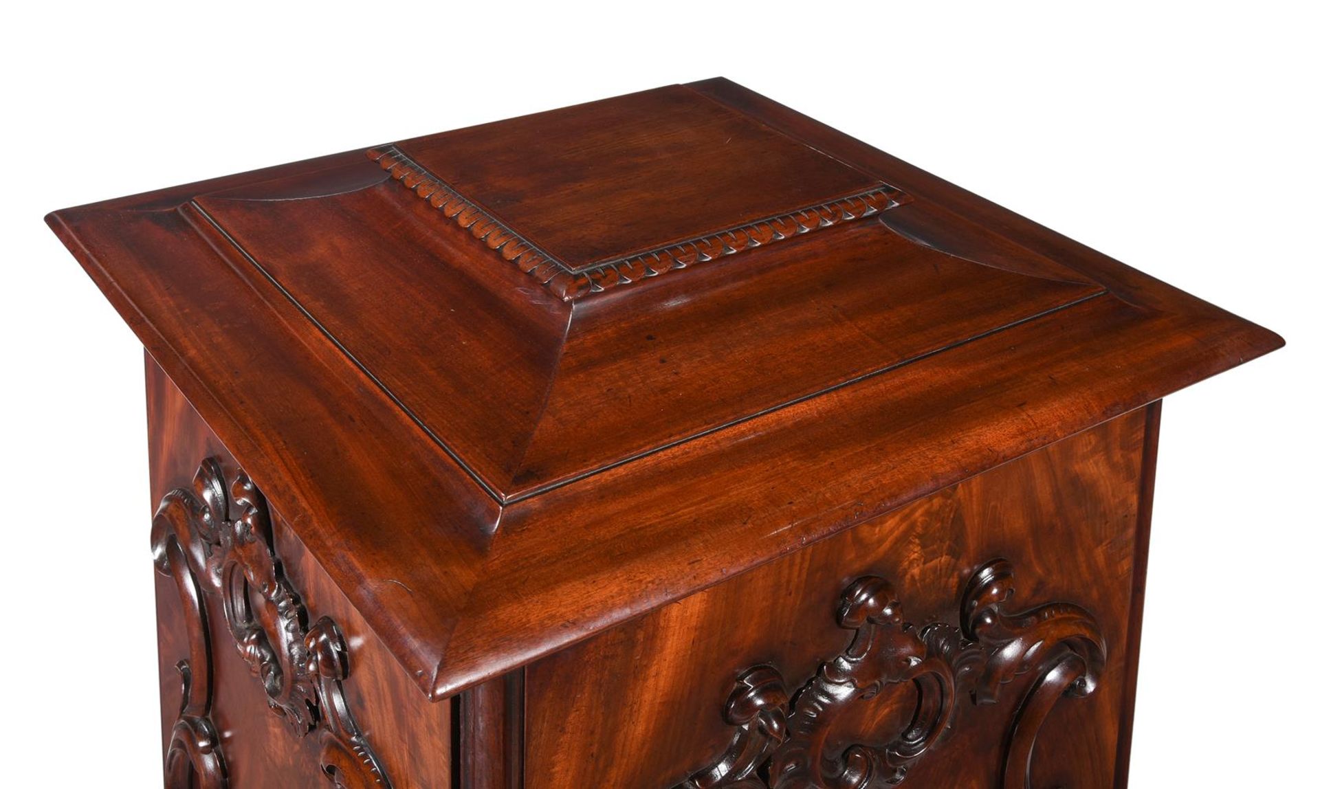 A WILLIAM IV CARVED MAHOGANY PEDESTAL CABINET, CIRCA 1825 - Image 6 of 6