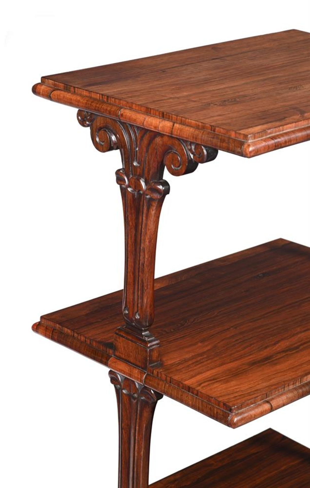 Y A WILLIAM IV ROSEWOOD ETAGERE, CIRCA 1835 - Image 2 of 2