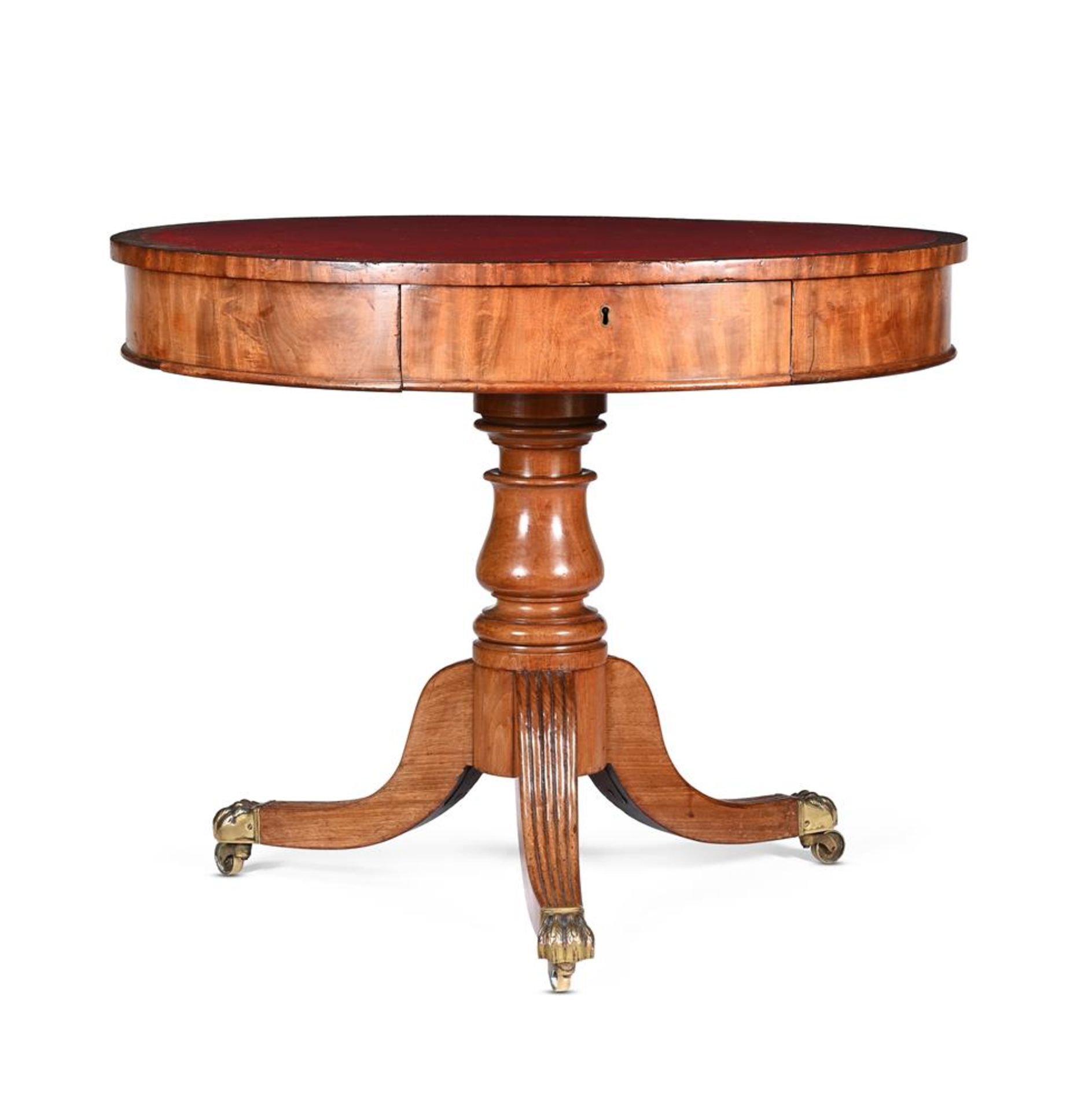A GEORGE IV MAHOGANY 'DRUM' LIBRARY TABLE, CIRCA 1830 - Image 2 of 3