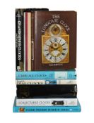 Ɵ HOROLOGICAL REFERENCE BOOKS MAINLY ON NINETEETH CENTURY AND PRECISION PENDULUM CLOCKS, NINE VOLUME