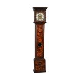 A WILLIAM AND MARY WALNUT AND FLORAL MARQUETRY LONGCASE CLOCK OF ONE-MONTH DURATION