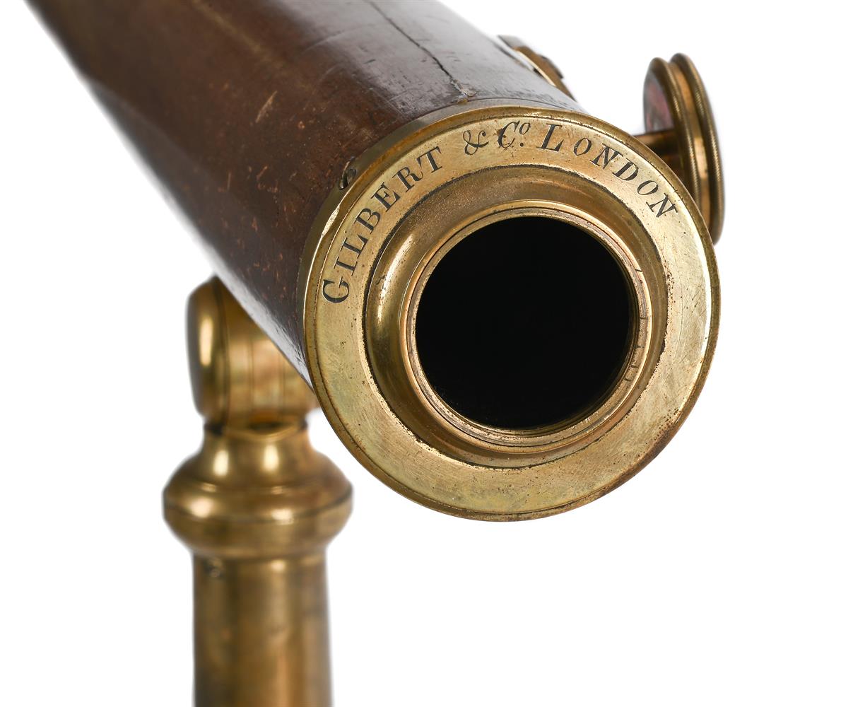 A REGENCY MAHOGANY AND BRASS TWO-INCH REFRACTING TELESCOPE - Image 2 of 2