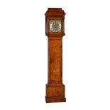 † A VERY FINE GEORGE I BURR WALNUT EIGHT-DAY LONGCASE CLOCK