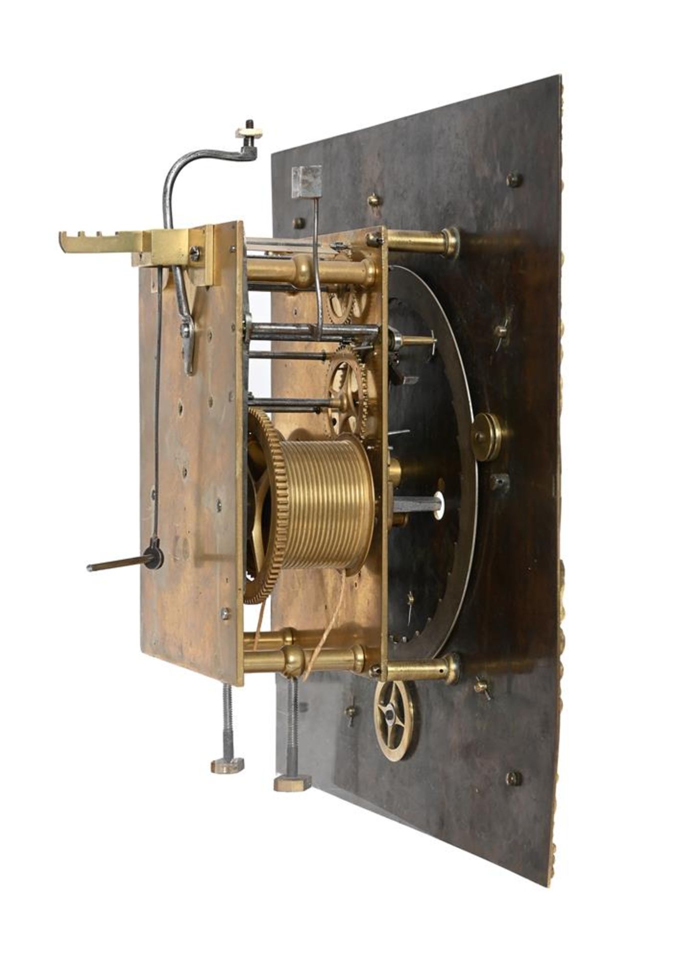 A GEORGE III EIGHT-DAY LONGCASE CLOCK MOVEMENT AND DIAL - Bild 2 aus 4