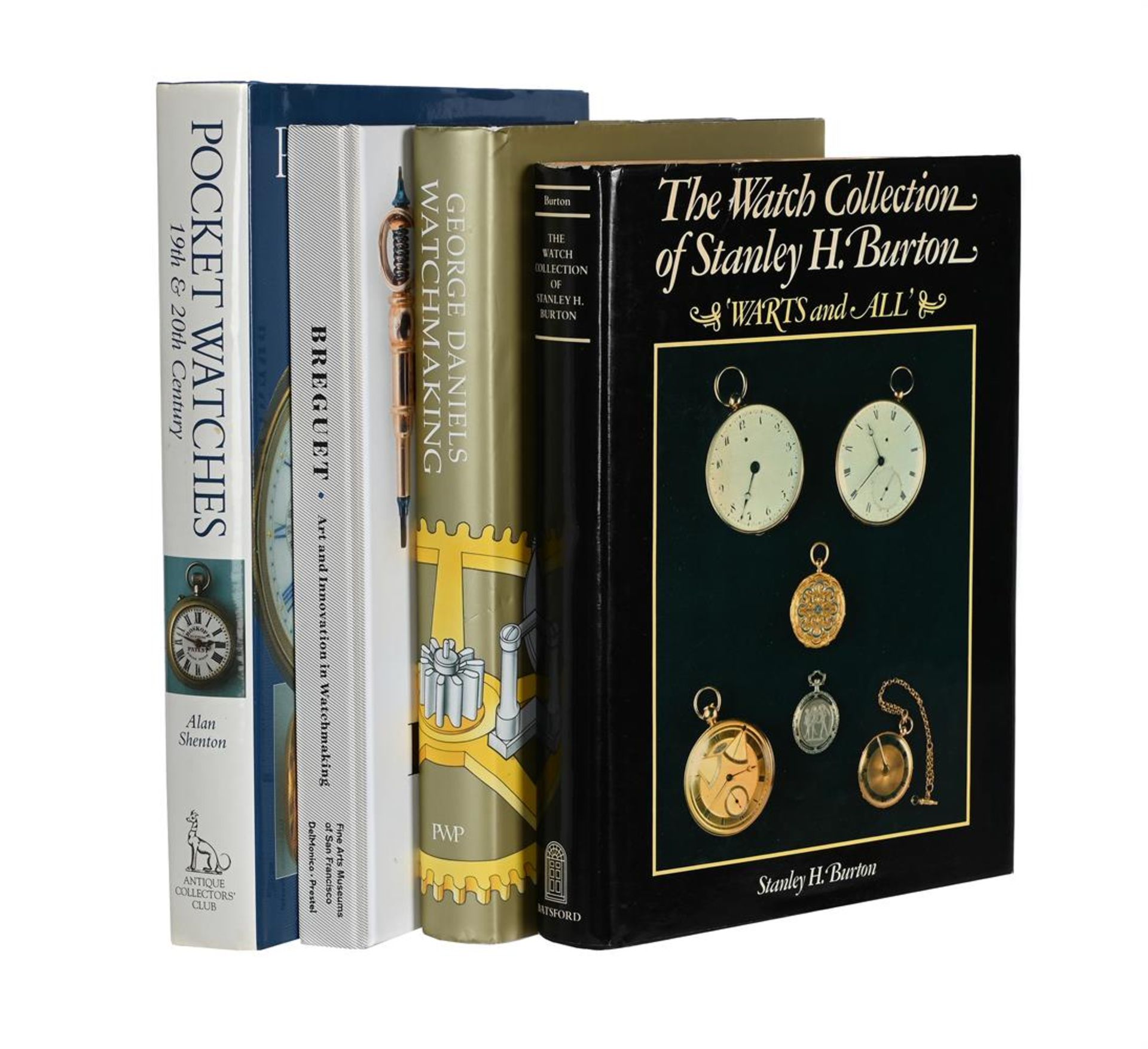 Ɵ HOROLOGICAL REFERENCE BOOKS ON WATCHES AND WATCH MAKING, FOUR VOLUMES: