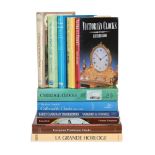 Ɵ HOROLOGICAL REFERENCE BOOKS MAINLY ON EUROPEAN AND NORTH AMERICAN CLOCKMAKING, ELEVEN VOLUMES: