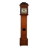 A WILLIAM III WALNUT AND PANELLED SEAWEED MARQUETRY EIGHT-DAY LONGCASE CLOCK