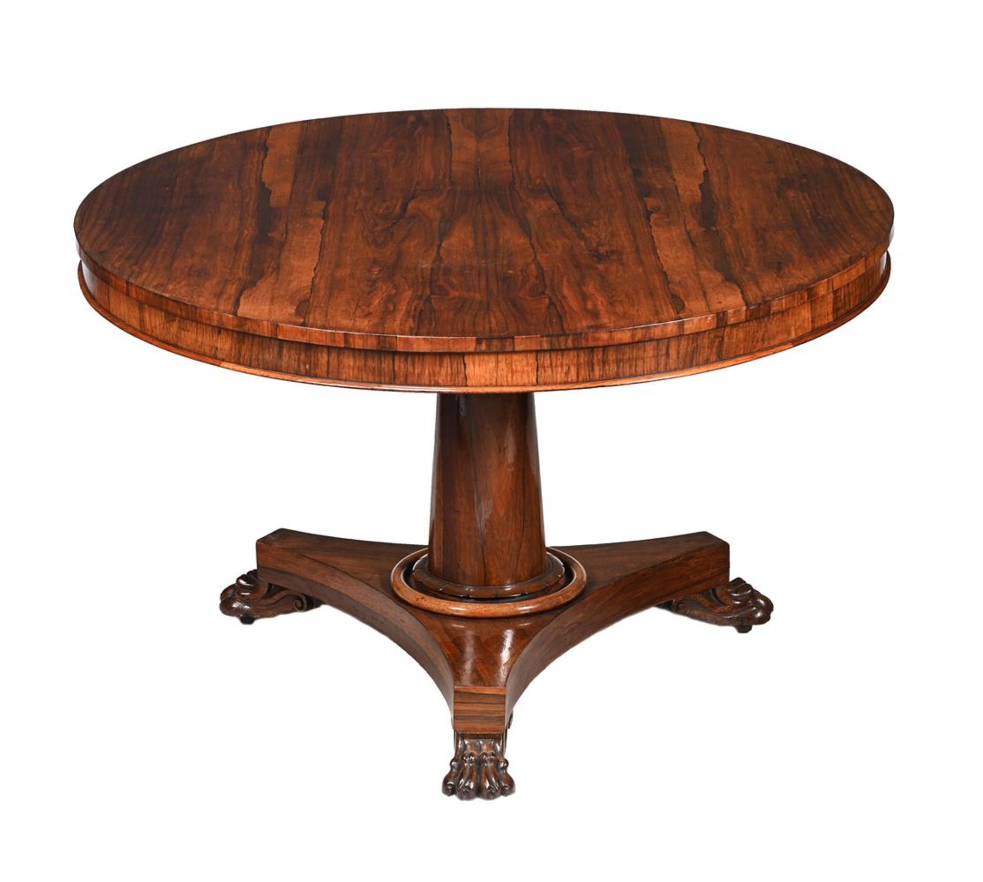 Y A REGENCY ROSEWOOD CENTRE TABLE - Image 2 of 2